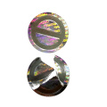 Custom silver foil 3D hologram sticker anti-counterfeiting label printing